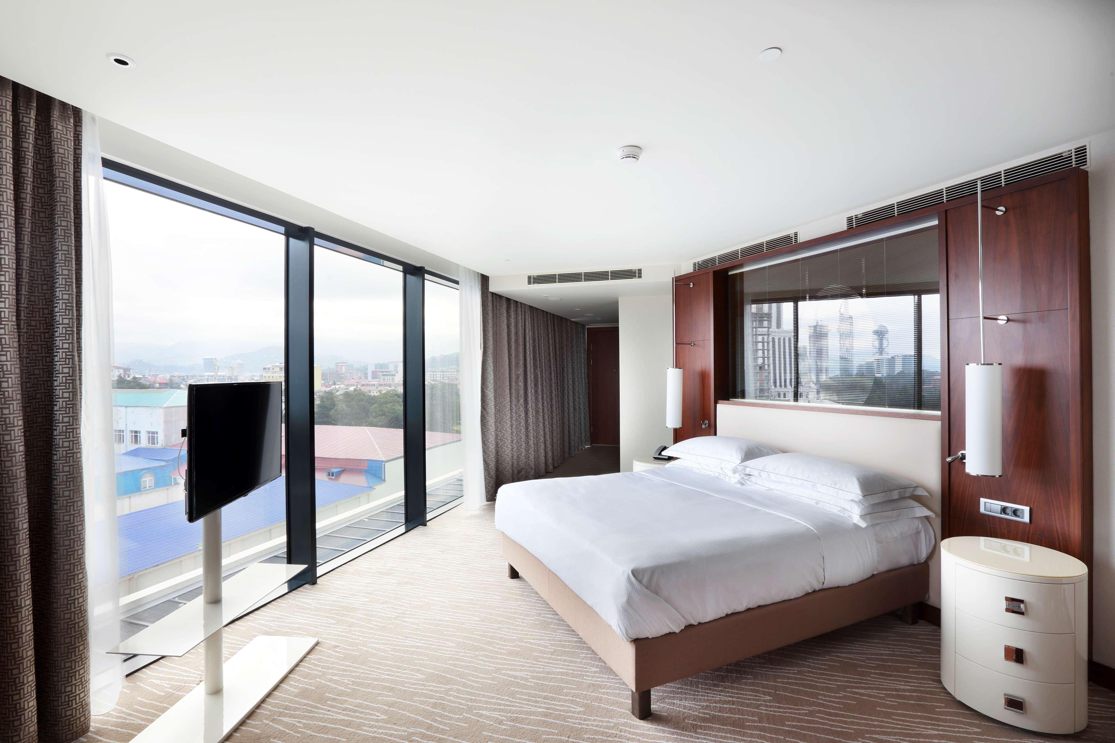 Hilton Batumi Hotel Exterior photo A bedroom at the hotel