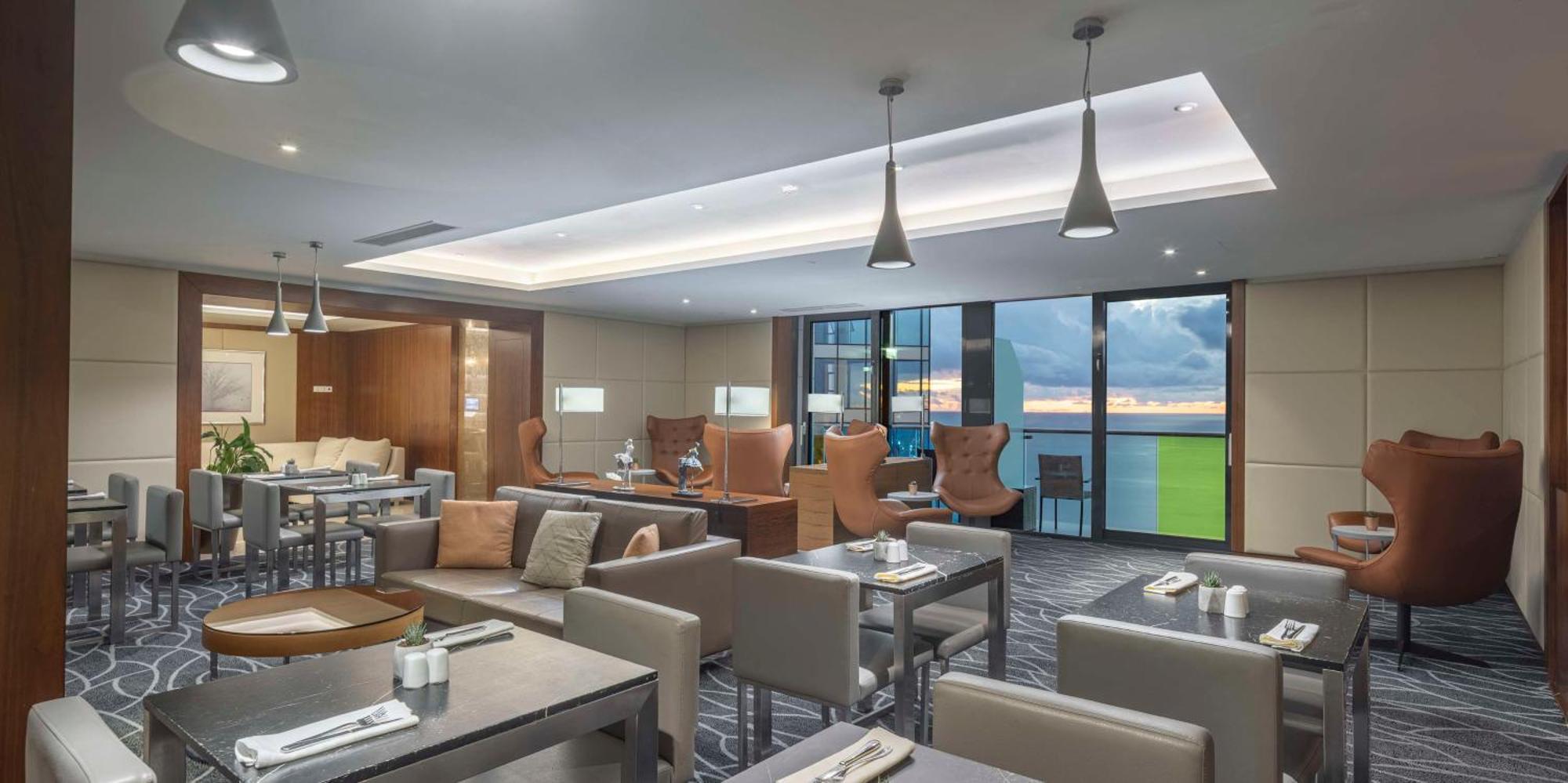 Hilton Batumi Hotel Exterior photo The Club Lounge at the airport