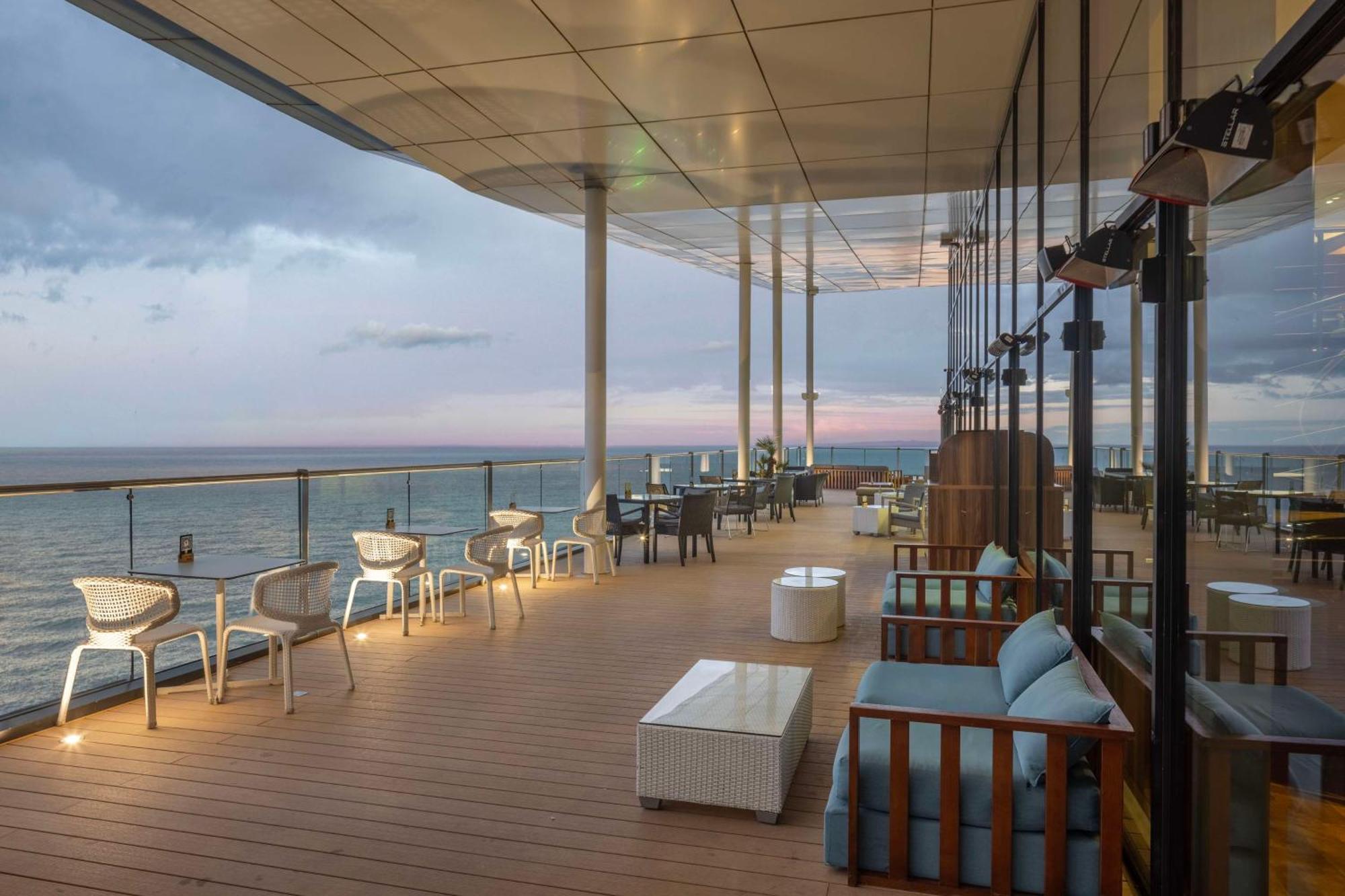 Hilton Batumi Hotel Exterior photo The observation deck of the hotel