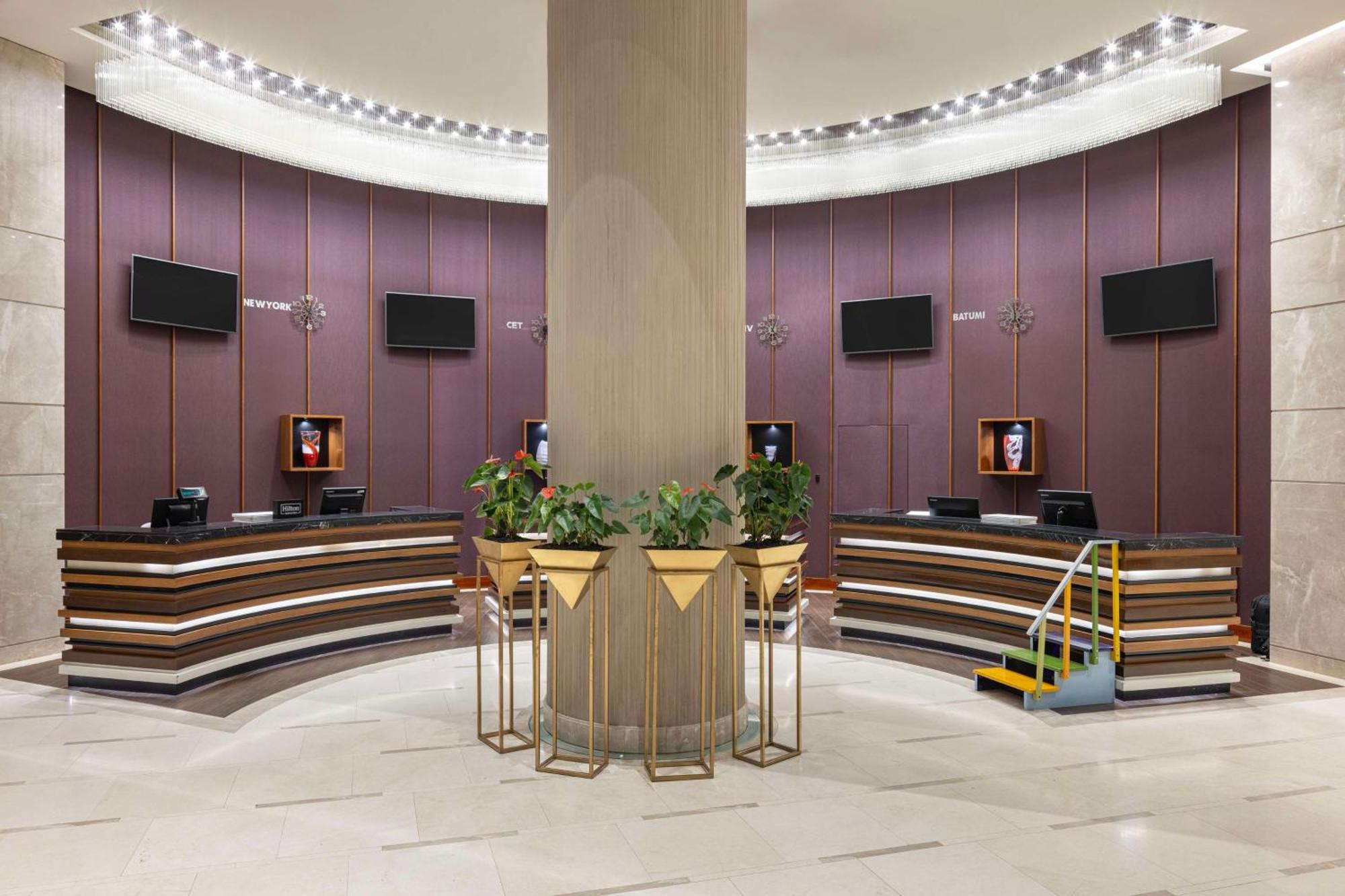 Hilton Batumi Hotel Exterior photo The lobby of the hotel